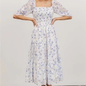 Baltic Born Fabian Dress in blue floral